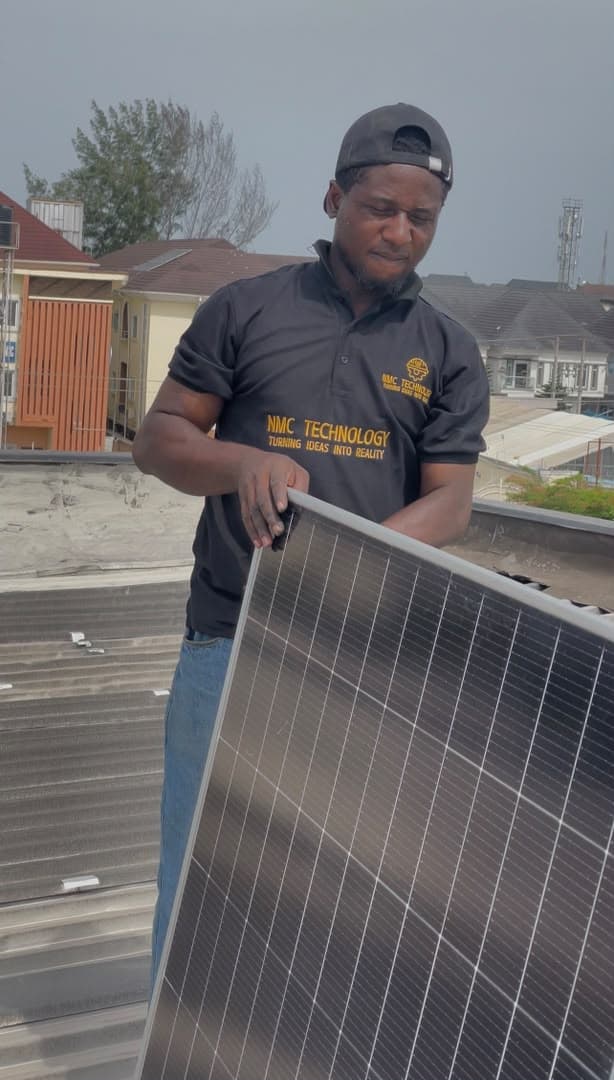 Solar panels installation