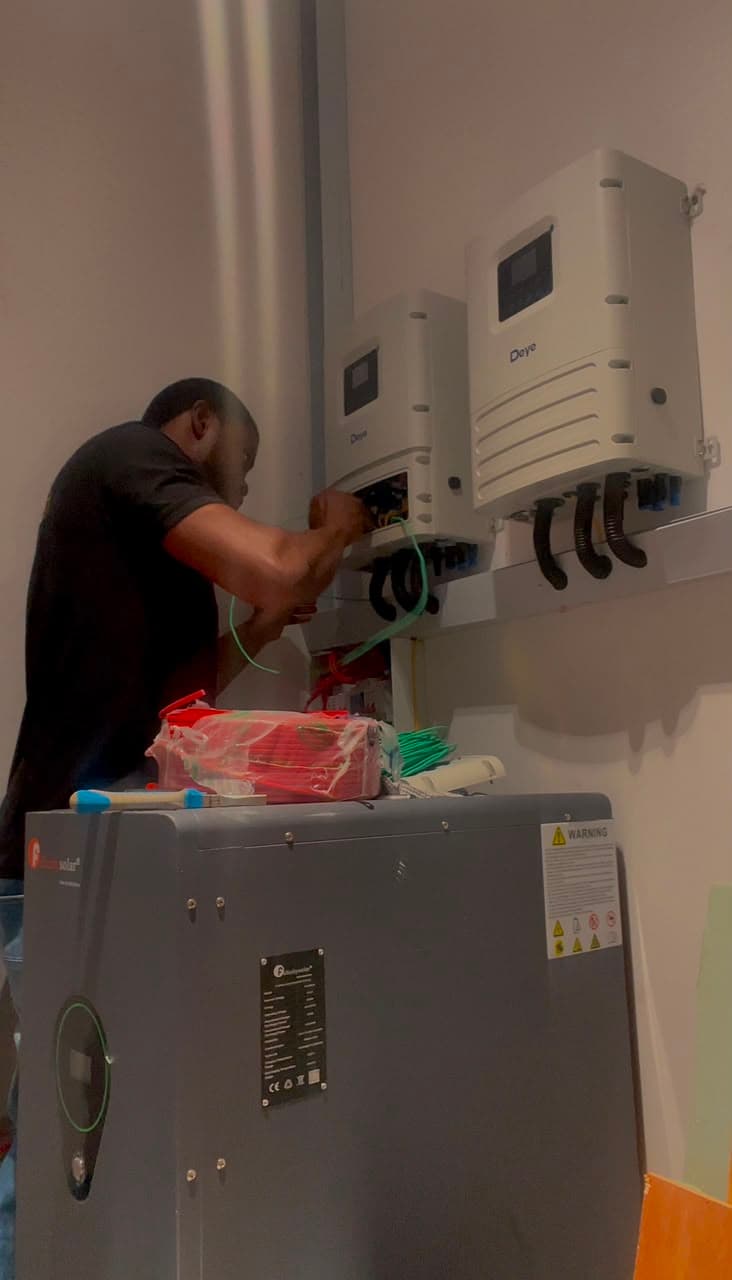 Installation of 12kva inverter system