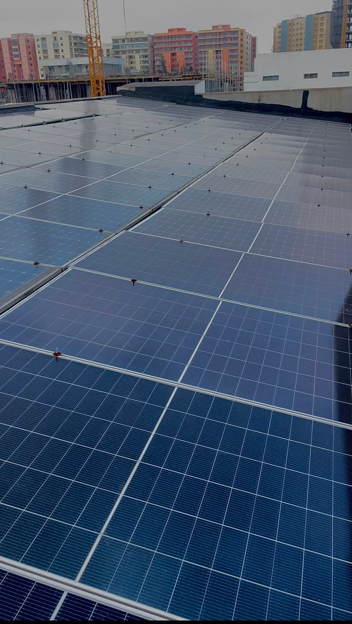 76 units of 550w solar panels installed at banana island Lagos