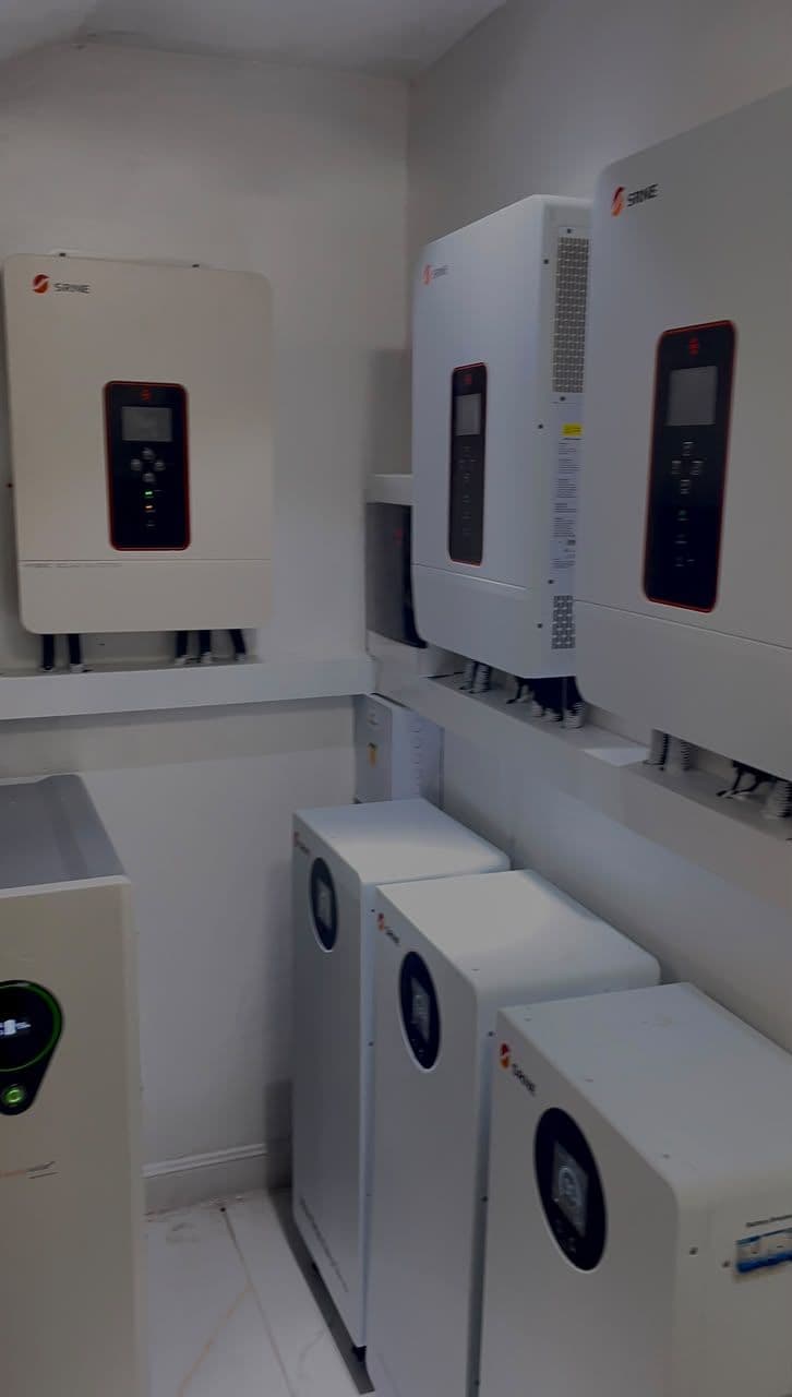 NMC Technology solar inverter and battery installation
